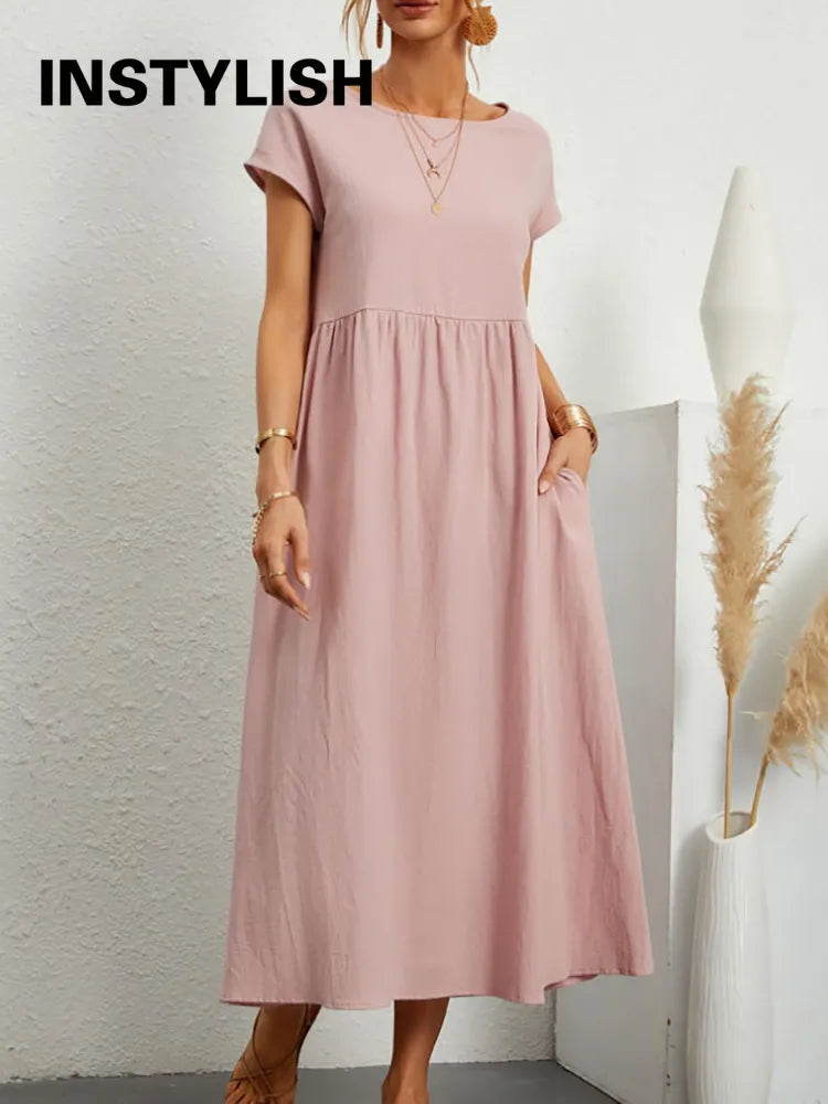 Vestido Casual Midi Coleção 2024