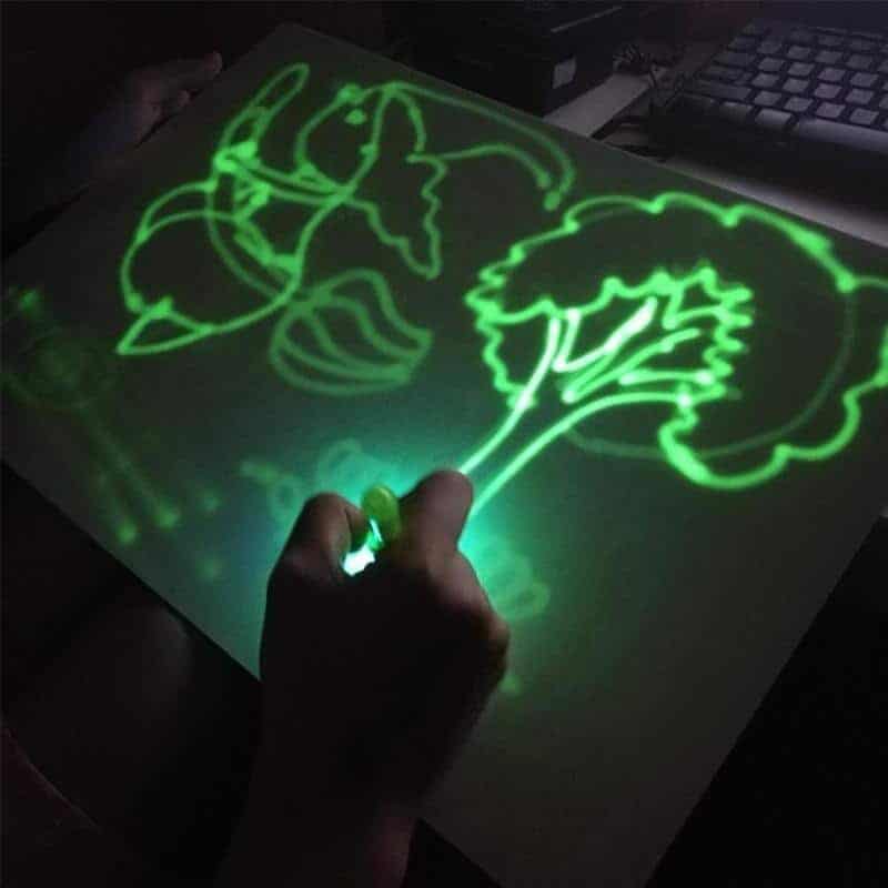 Lousa Desenhar, Escrever Kids  - Caneta de luz fluorescentes