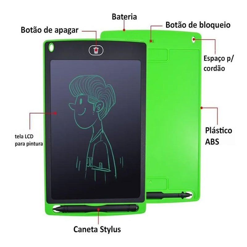 Tela LCD Mágica Tablet e Caneta