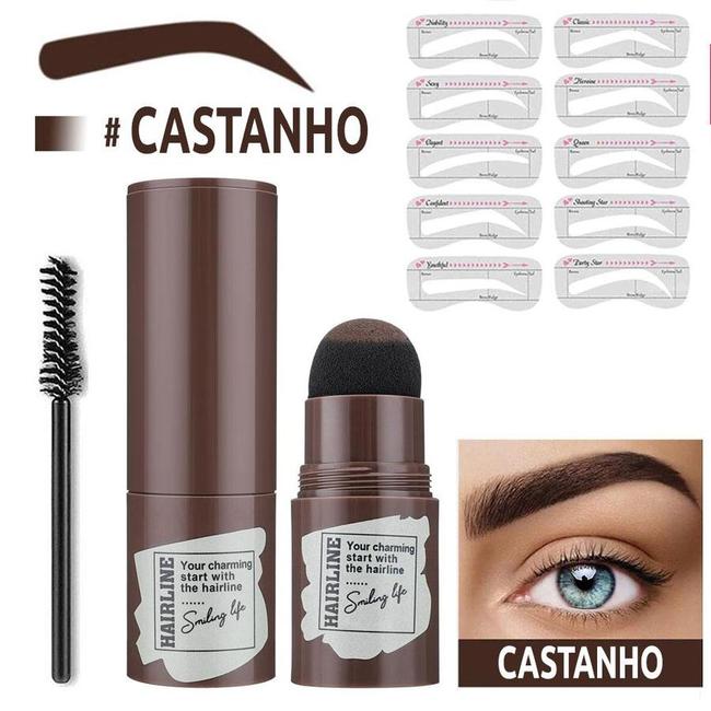 Kit de Moldes e Hairline para Sobrancelhas Perfeitas