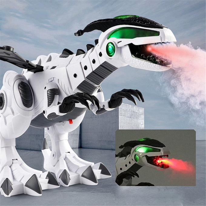 Dinossauro Robô Elétrico Spray Fire