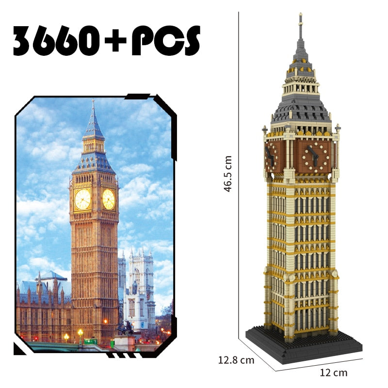 Big Ben 3.660 Peças de Montar Modelos Arquitetônicos