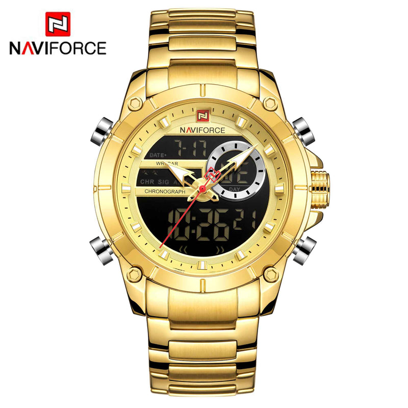 Relógio masculino naviforce 9163