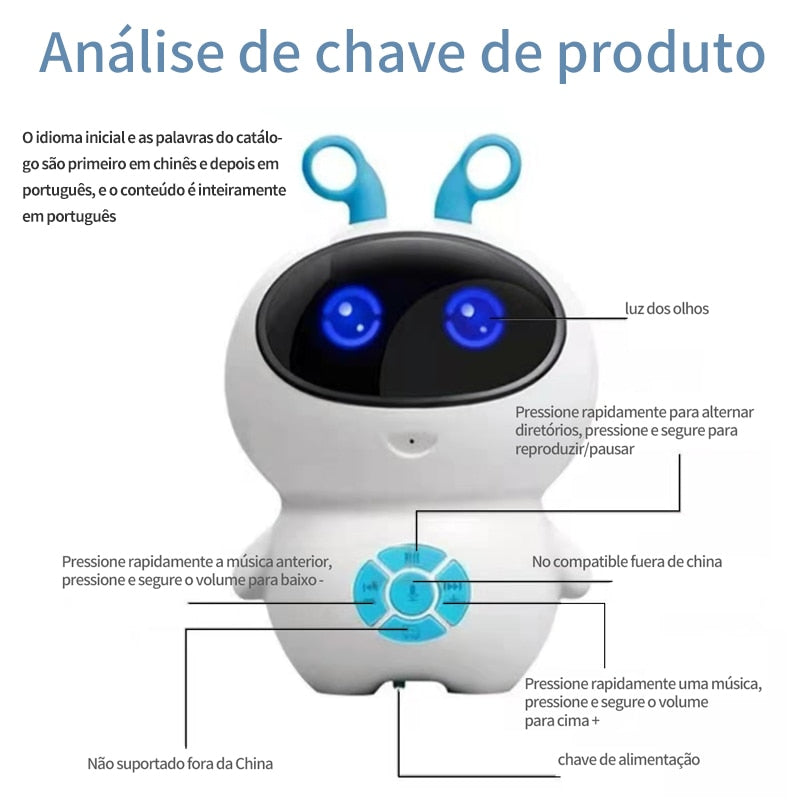 Robô de Aprendizagem em Língua Portuguesa