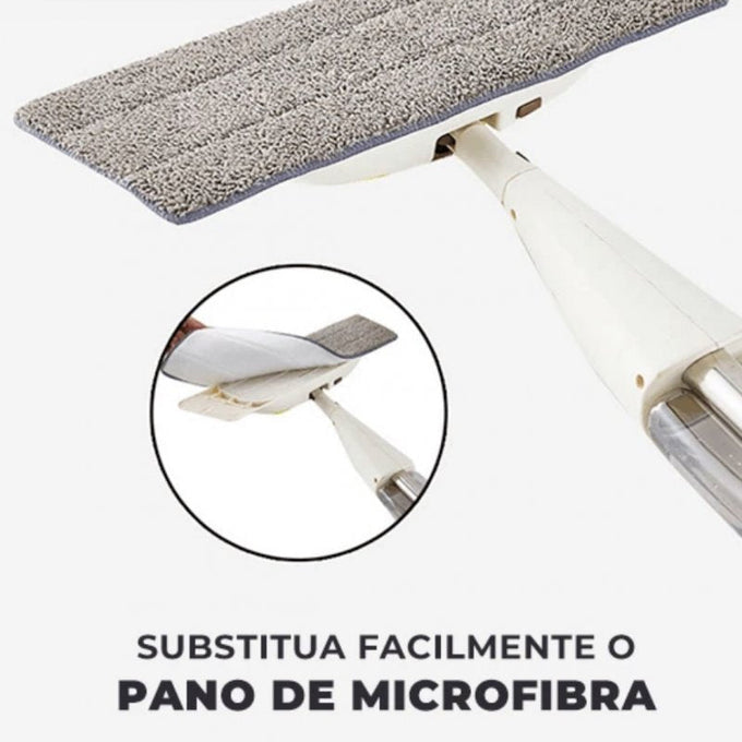 Multi Mop 3 em 1 - Spray, Vassoura Mágica e microfibra