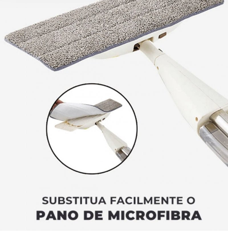 Multi Mop 3 em 1 - Spray, Vassoura Mágica e microfibra