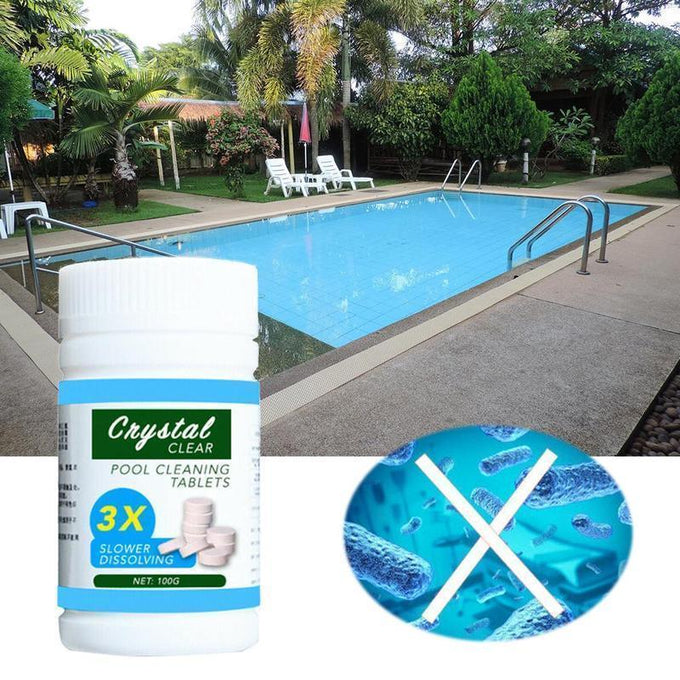 Pastilha Cápsula para Limpeza de Piscinas Acabe com Agua Verde