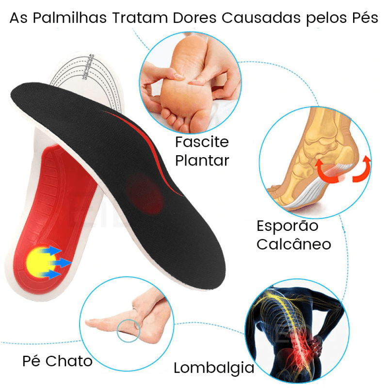 Palmilha Ortopédica Para Dores Nos Pés