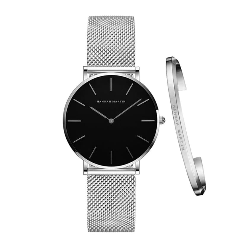 Relógio Feminino Aço Inoxidável + Pulseira Grátis Modelo 02