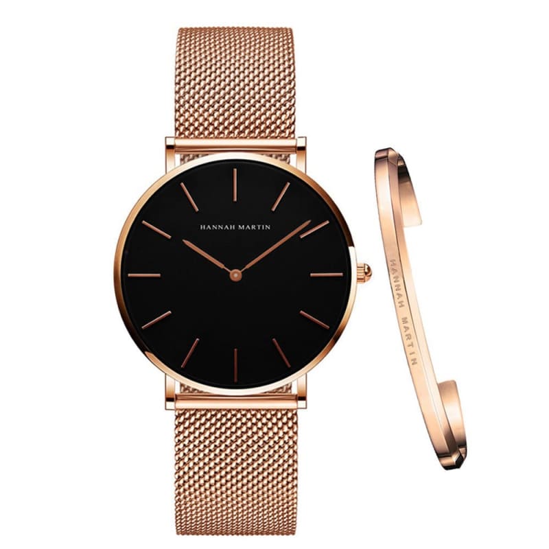 Relógio Feminino Aço Inoxidável + Pulseira Grátis Modelo 05